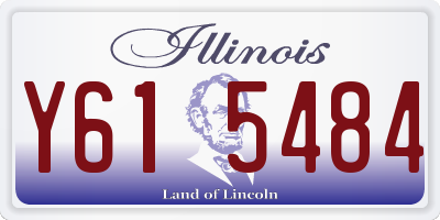 IL license plate Y615484