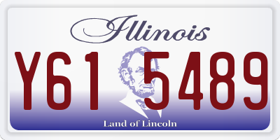 IL license plate Y615489