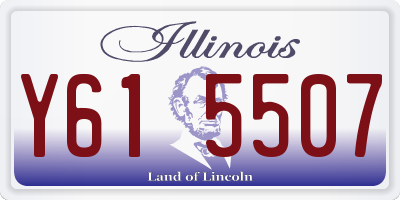 IL license plate Y615507