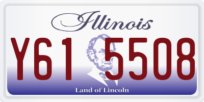 IL license plate Y615508