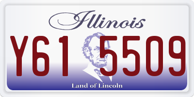 IL license plate Y615509