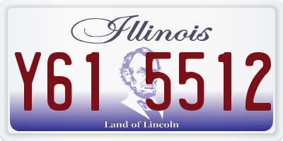 IL license plate Y615512