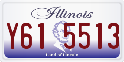 IL license plate Y615513