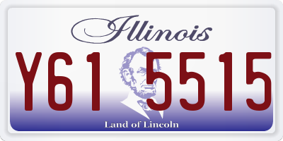 IL license plate Y615515