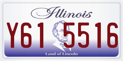 IL license plate Y615516