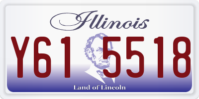 IL license plate Y615518