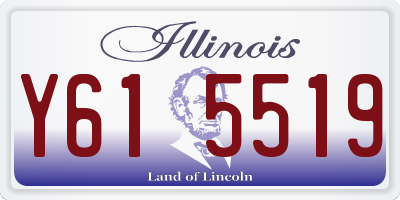IL license plate Y615519