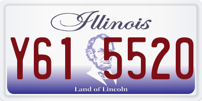 IL license plate Y615520