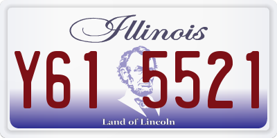 IL license plate Y615521