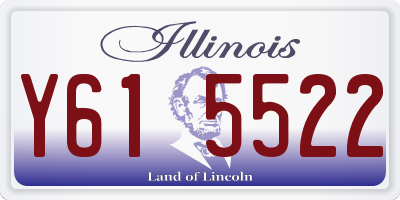 IL license plate Y615522