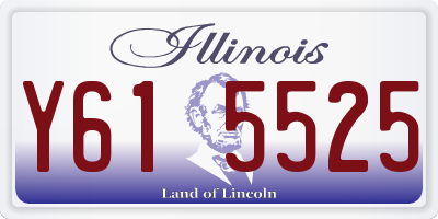 IL license plate Y615525