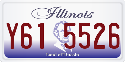 IL license plate Y615526