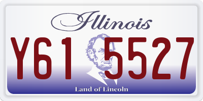 IL license plate Y615527
