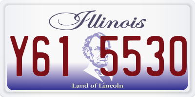 IL license plate Y615530