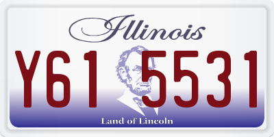 IL license plate Y615531