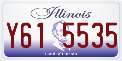 IL license plate Y615535
