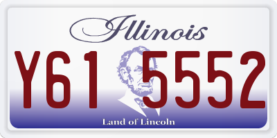 IL license plate Y615552