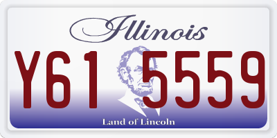 IL license plate Y615559
