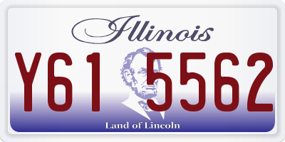 IL license plate Y615562