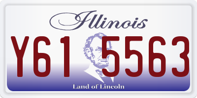 IL license plate Y615563