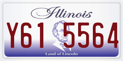 IL license plate Y615564