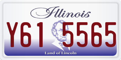 IL license plate Y615565