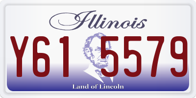 IL license plate Y615579
