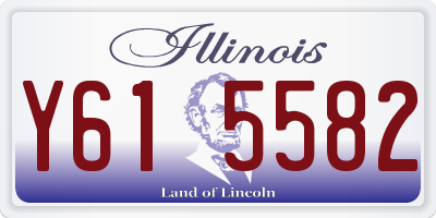 IL license plate Y615582