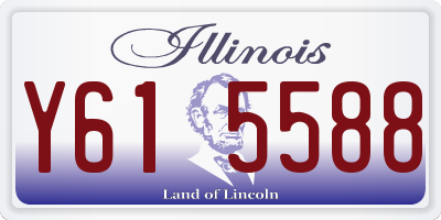IL license plate Y615588