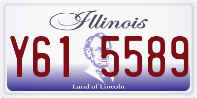 IL license plate Y615589