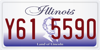 IL license plate Y615590
