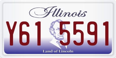 IL license plate Y615591