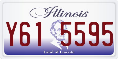 IL license plate Y615595