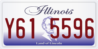 IL license plate Y615596