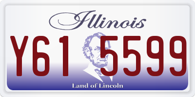 IL license plate Y615599