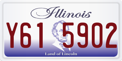 IL license plate Y615902