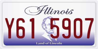 IL license plate Y615907