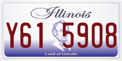 IL license plate Y615908