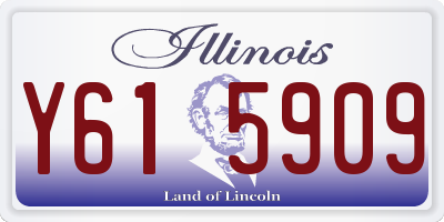 IL license plate Y615909
