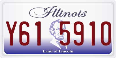 IL license plate Y615910