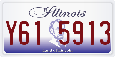IL license plate Y615913