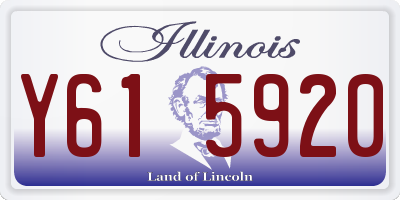 IL license plate Y615920