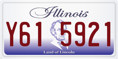 IL license plate Y615921