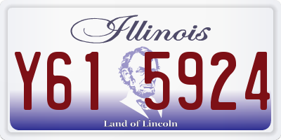 IL license plate Y615924