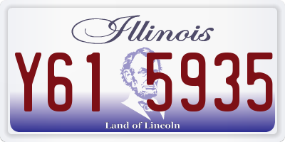 IL license plate Y615935