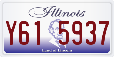 IL license plate Y615937