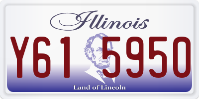 IL license plate Y615950