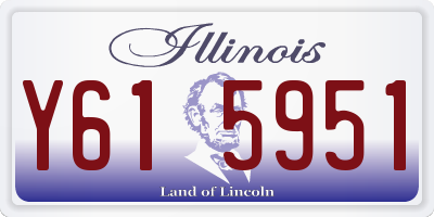 IL license plate Y615951