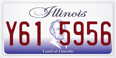 IL license plate Y615956