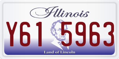 IL license plate Y615963